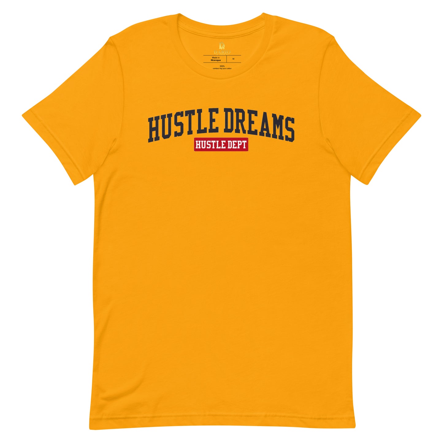 Men’s Hustle Dreams Varsity Red/Black Tee
