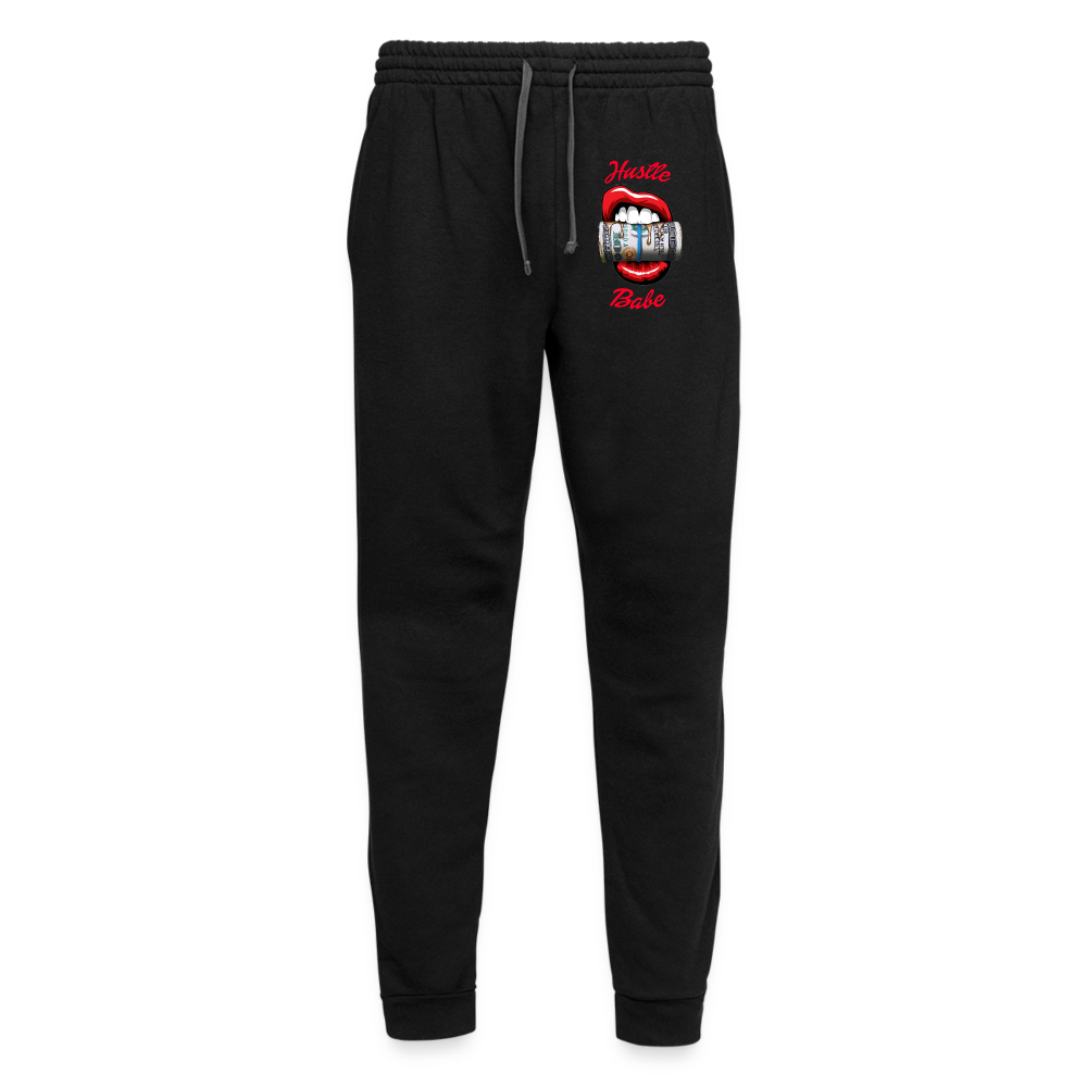Women's Hustle Babe Red Joggers - black/asphalt